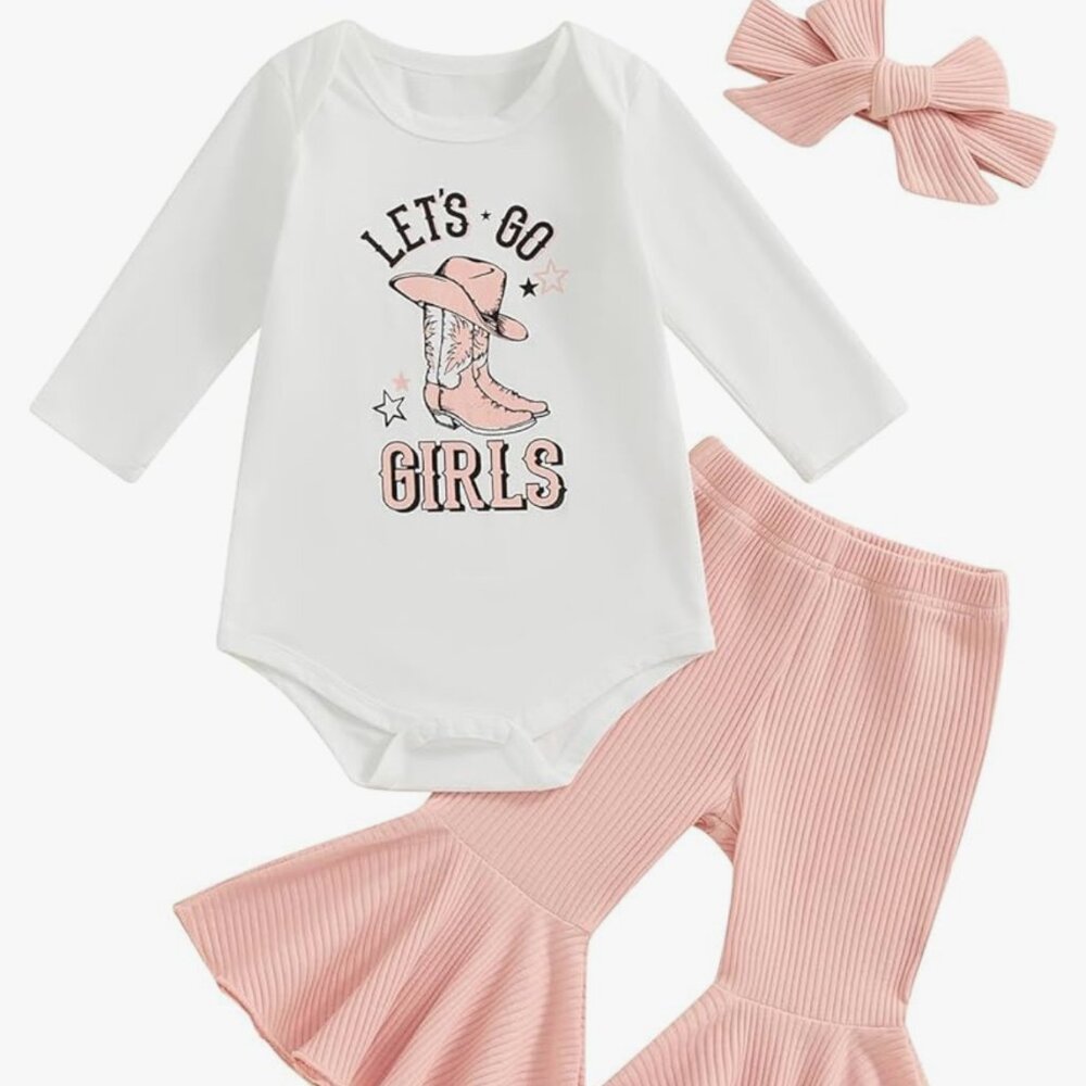 Rodeo Cowgirl Bellbottom Outfit - Let's Go Girls